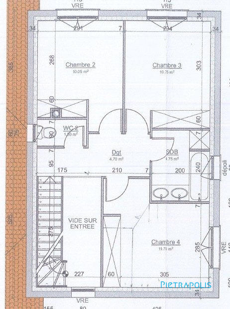 Maison traditionnelle - 140 m² - 6 pièces