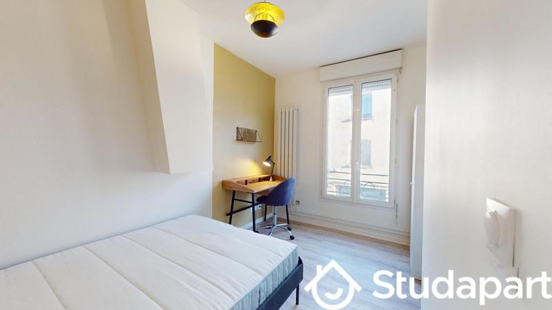 Chambre - 9 m² - 1 pièce