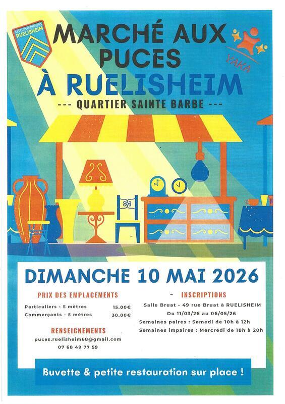 Grand marché aux puces à ruelisheim