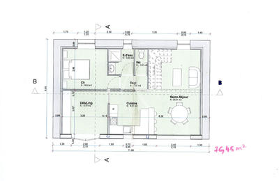 Maison - 80 m² - 4 pièces