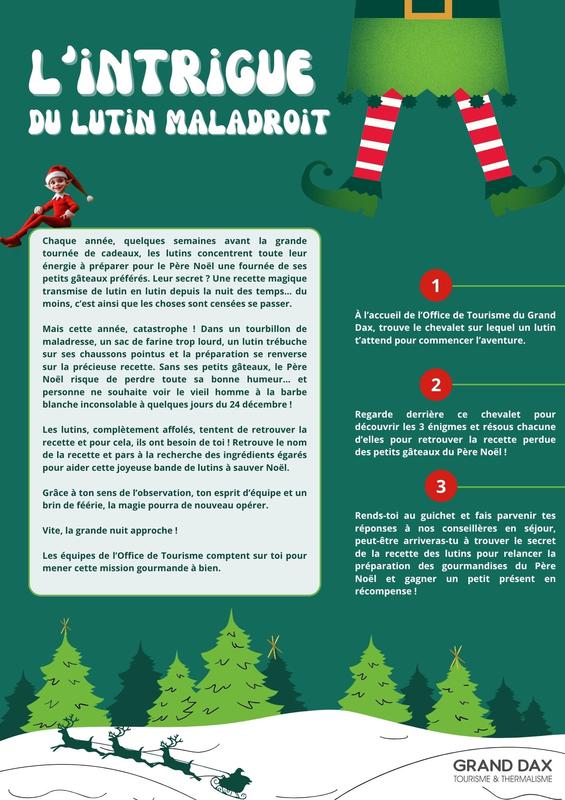 L'intrigue du lutin maladroit - Jeu d'énigme pour Noël