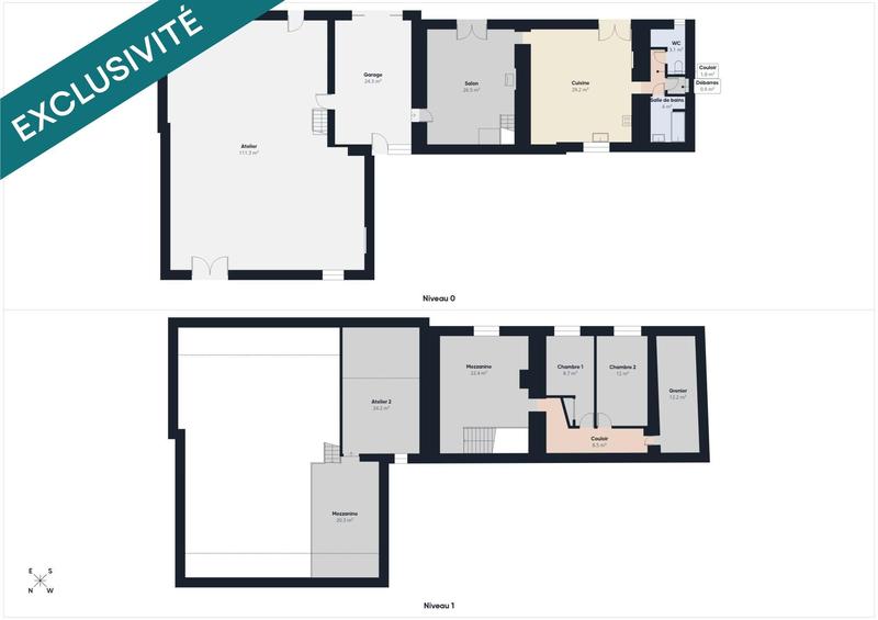 Maison - 117 m² - 5 pièces