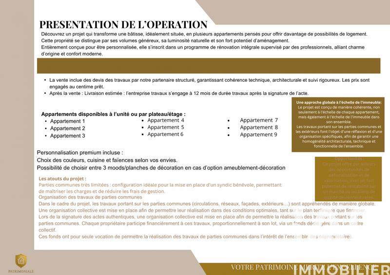 Appartement - 35 m² - 2 pièces