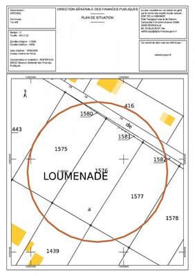 Terrain constructible - 1 210 m²