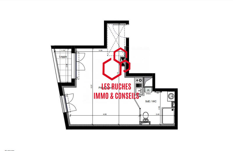 Appartement - 32 m² - 2 pièces