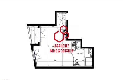 Appartement - 32 m² - 2 pièces