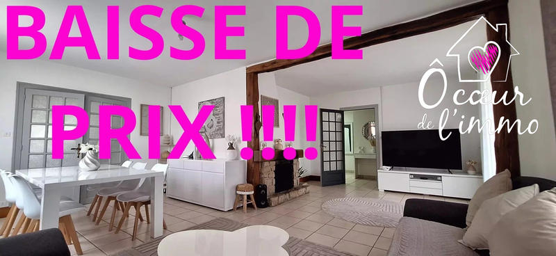 Maison - 100 m² - 5 pièces