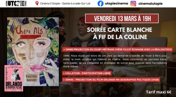 Soirée carte blanche à l’artiste Fif de la Colline