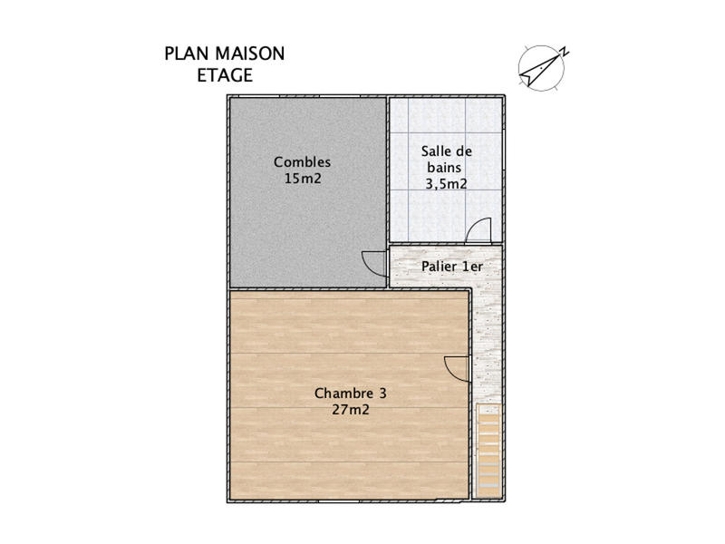 Maison - 121 m² - 5 pièces