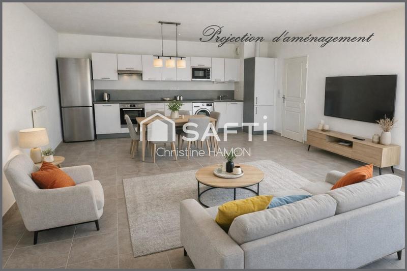 Appartement - 62 m² - 3 pièces