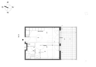 Appartement - 41 m² - 2 pièces