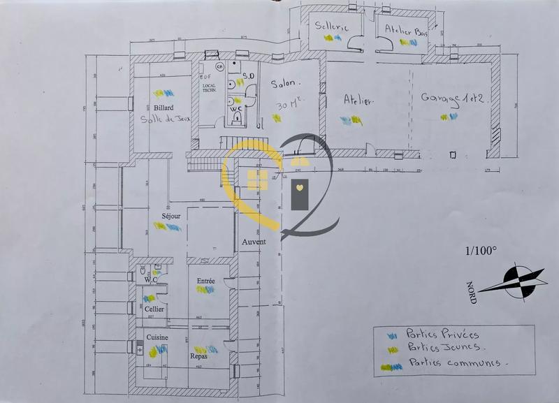 Propriété - 365 m² - 12 pièces