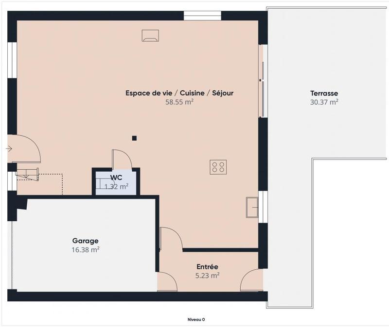 Maison - 113 m² - 5 pièces