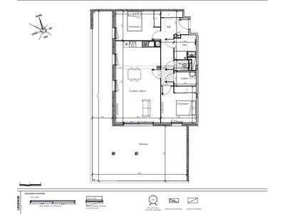 Appartement - 77 m² - 3 pièces