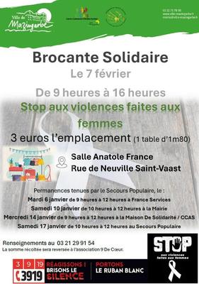 Brocante solidaire