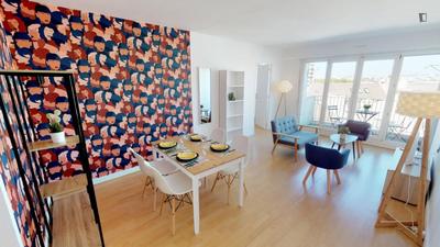 Chambre - 12 m² - 3 pièces