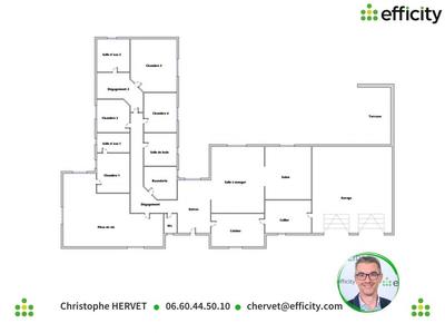 Pavillon - 238 m² - 8 pièces