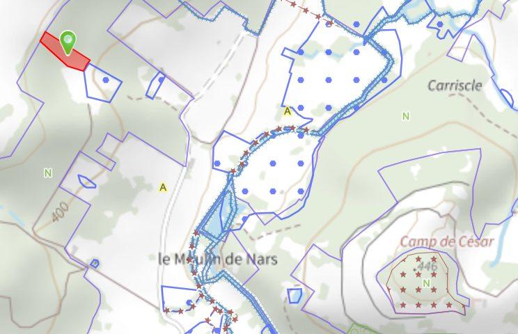 Terrain de loisirs - 4 573 m²