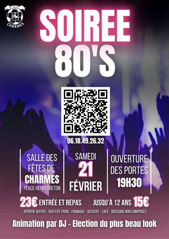 Soirée des années 80
