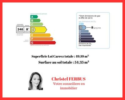 Maison - 54 m² - 2 pièces