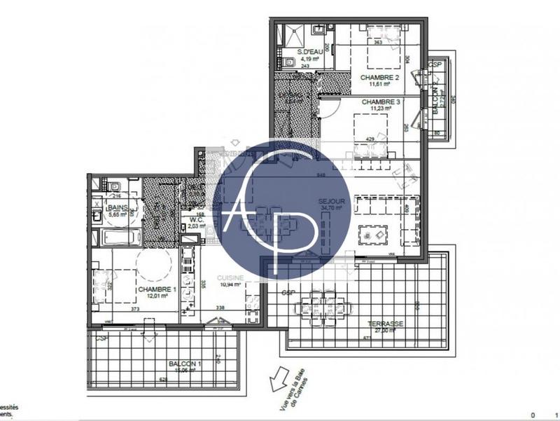 Appartement - 106 m² - 4 pièces