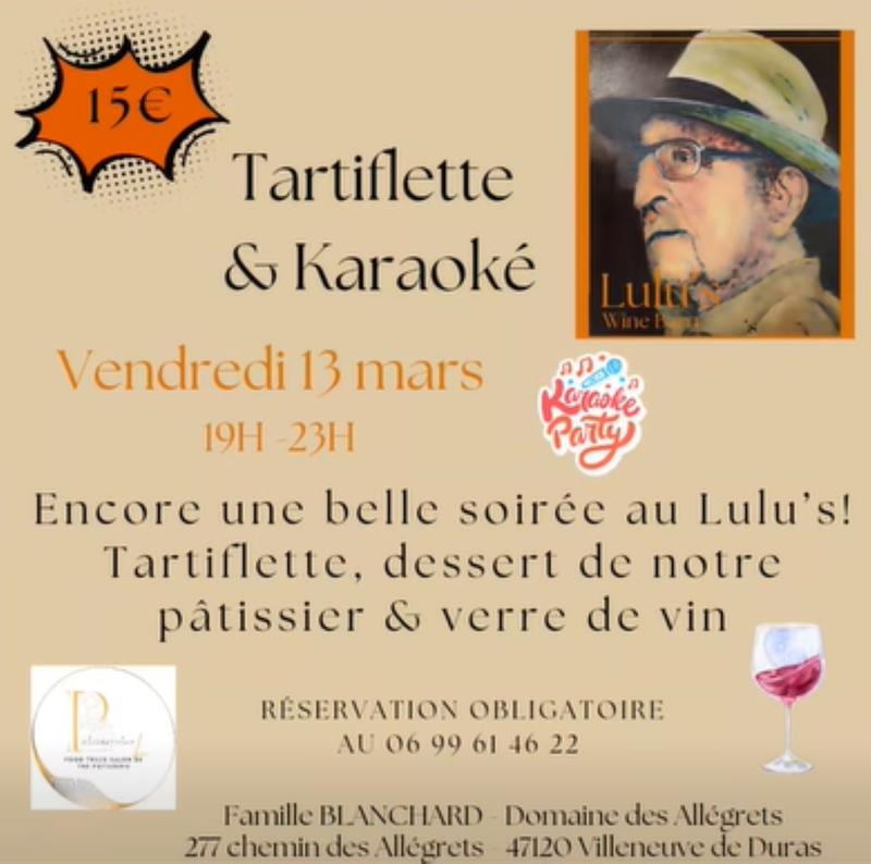 Soirée vins charcuterie et fromage au Domaine des Allégrets