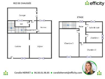 Maison - 88 m² - 4 pièces