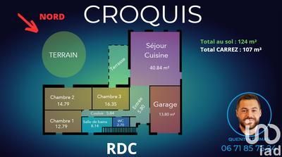 Appartement - 107 m² - 4 pièces