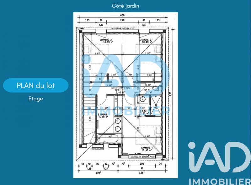 Maison - 94 m² - 4 pièces