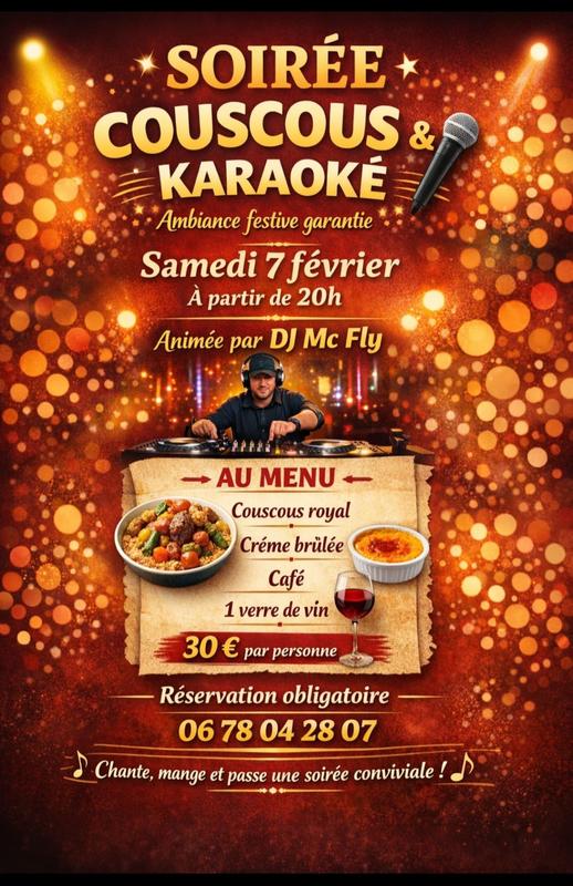 Soirée Couscous &amp; Karaoké