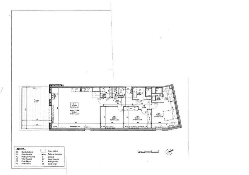 Appartement - 100 m² - 4 pièces
