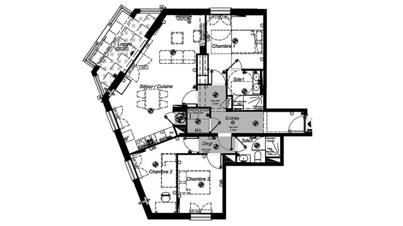 Appartement - 84 m² - 4 pièces