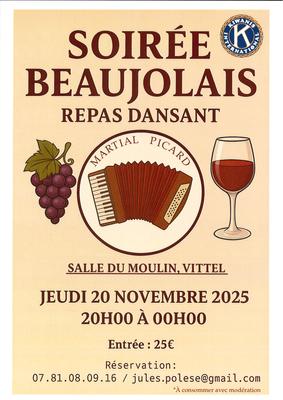 Soirée Beaujolais nouveau