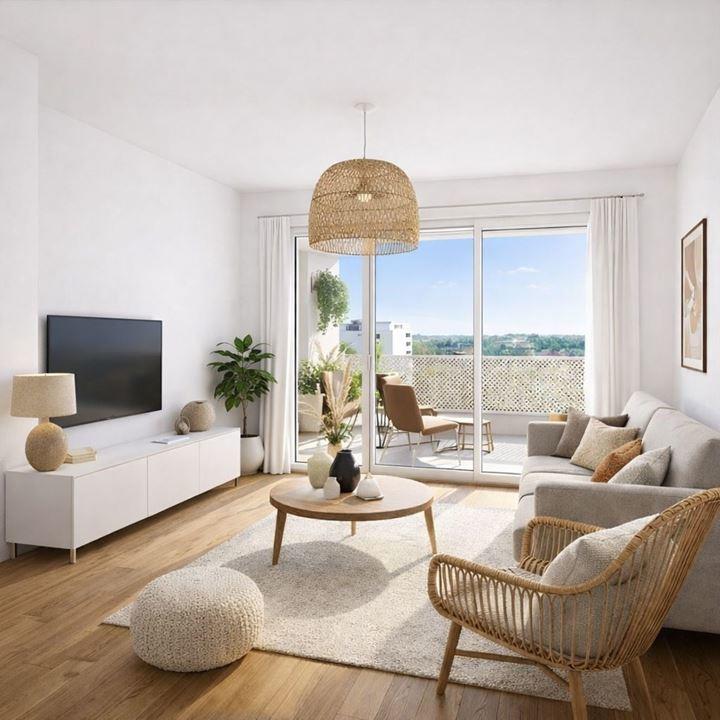 Appartement - 50 m² - 2 pièces