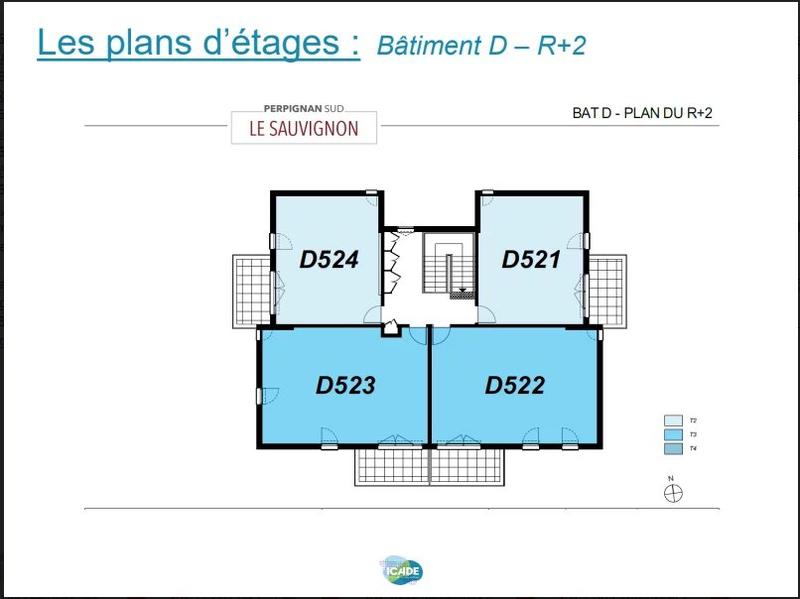 Appartement - 55 m² - 3 pièces