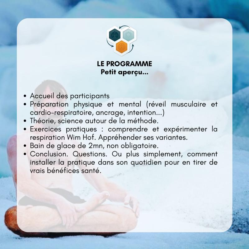 Stage initiation respiration et bain de glace à Crémieu (38)