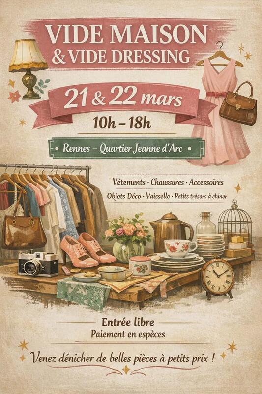 Vide maison et vide dressing