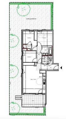 Appartement - 80 m² - 4 pièces