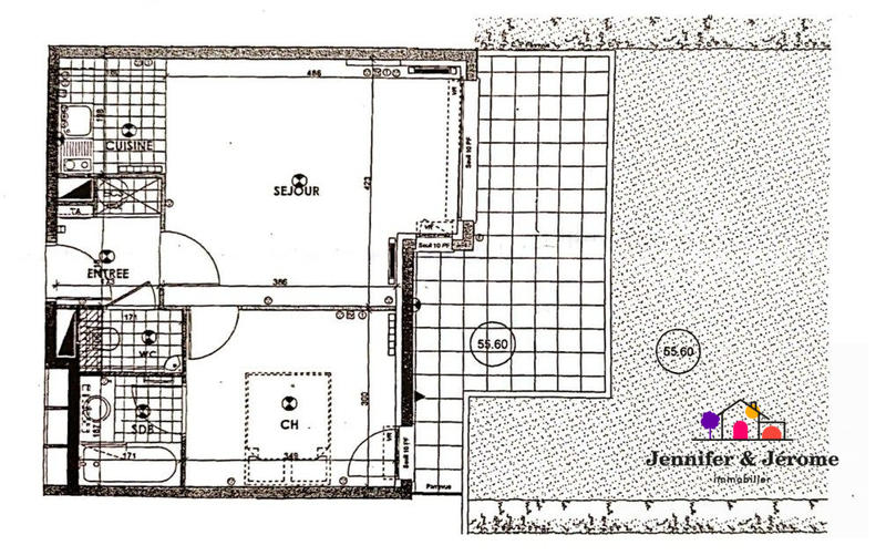 Appartement - 41 m² - 2 pièces