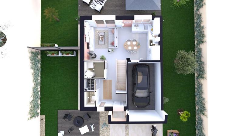 Maison - 92 m² - 4 pièces