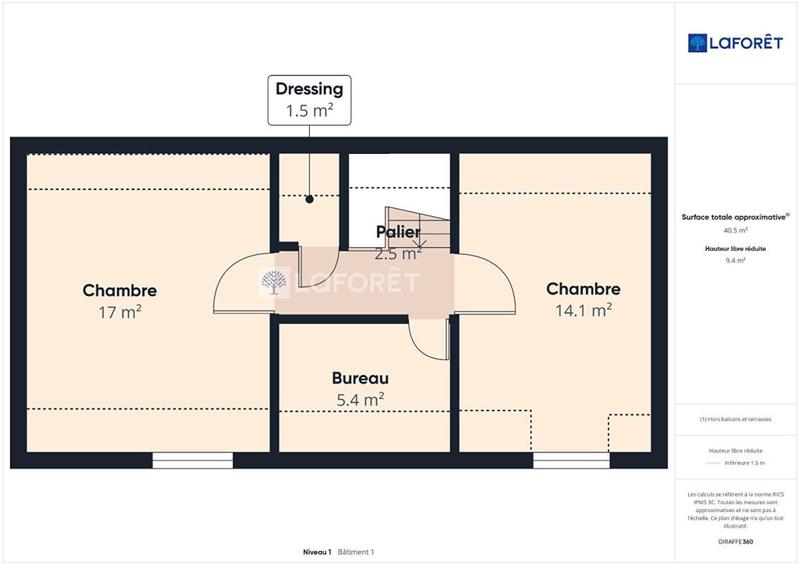 Corps de ferme - 94 m² - 5 pièces