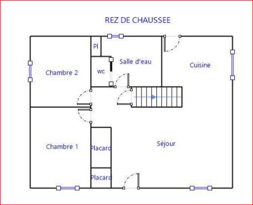 Maison - 75 m² - 4 pièces