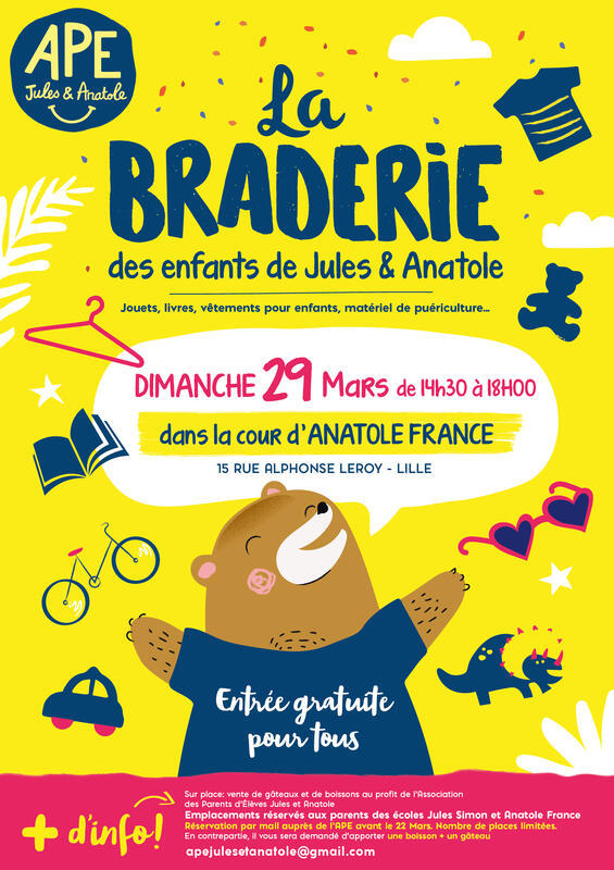 Braderie des enfants de jules et anatole