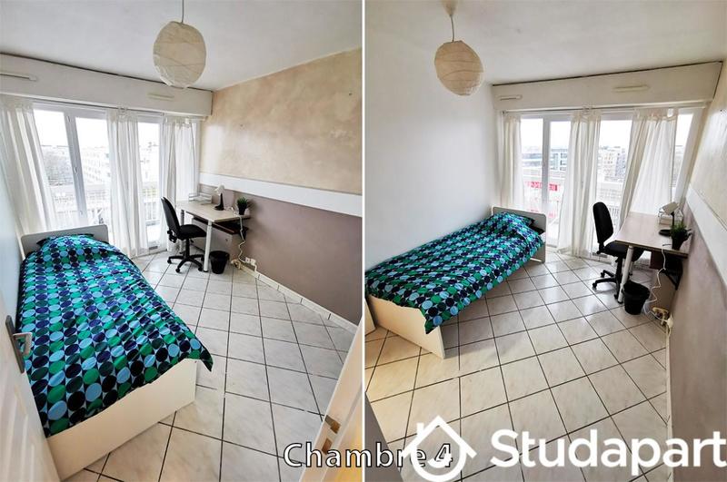 Chambre - 10 m² - 1 pièce