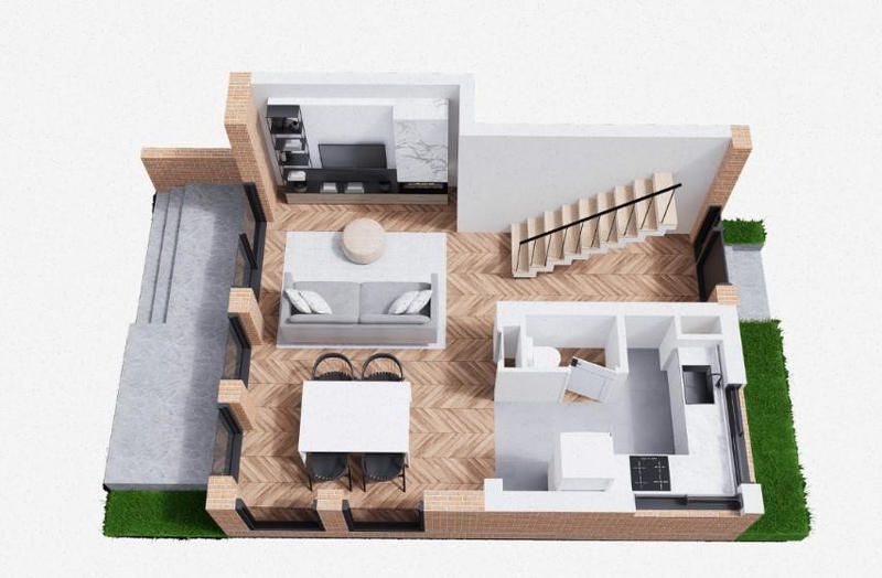 Maison - 89 m² - 4 pièces