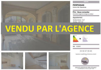 Appartement - 53 m² - 1 pièce