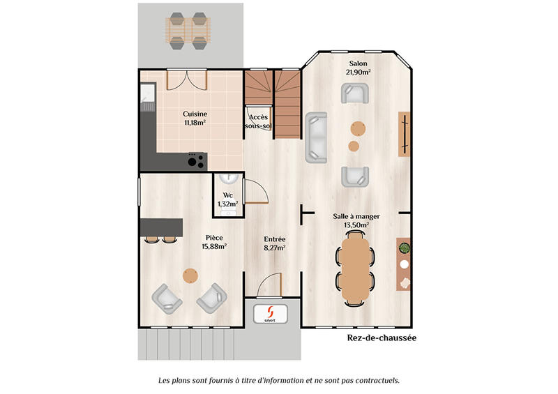 Maison - 141 m² - 6 pièces