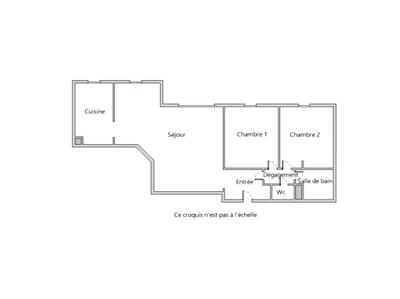 Appartement - 65 m² - 3 pièces