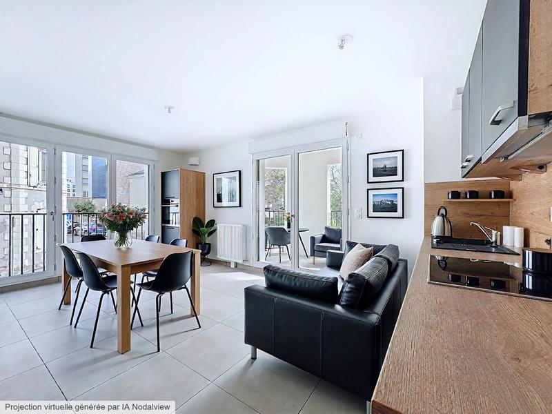 Appartement - 62 m² - 3 pièces