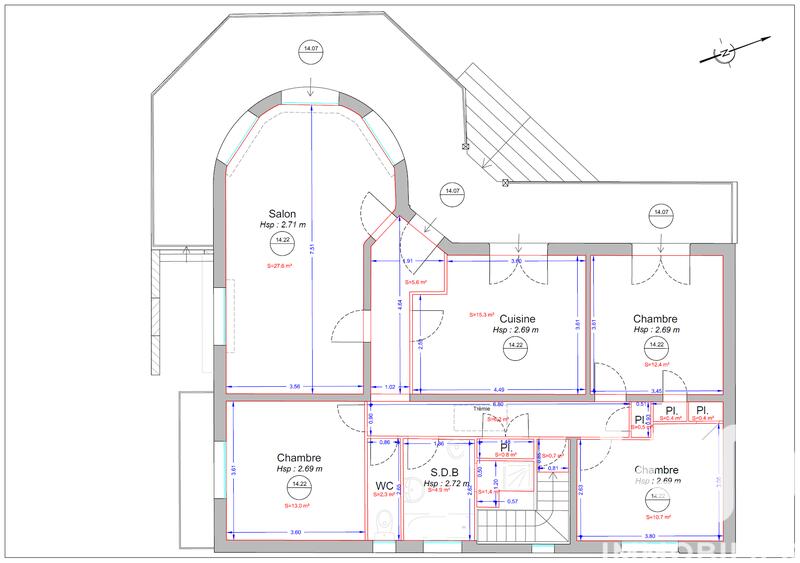 Maison - 180 m² - 4 pièces